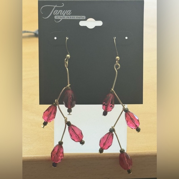 High-End Department Store Designer One of Kind Statement Earrings - Picture 5 of 6